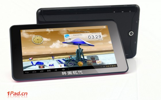 Tablet Hyundai E79B z Dual SIM i funkcją telefonowania