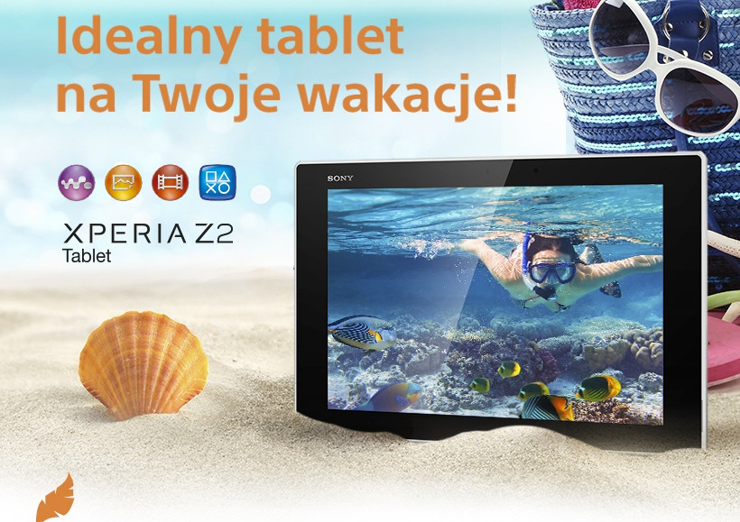 Sony Xperia Z2 Tablet - wakacje