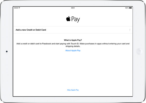 Apple Pay iPad