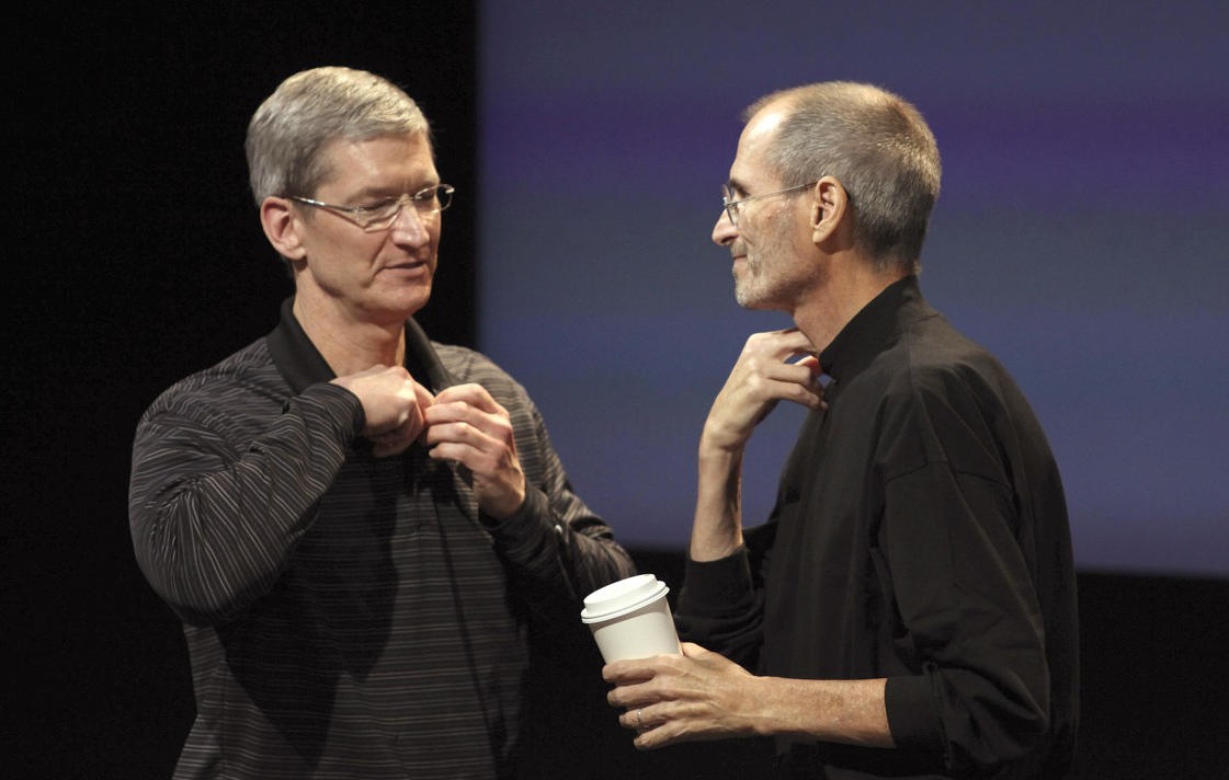 Tim Cook i Steve Jobs