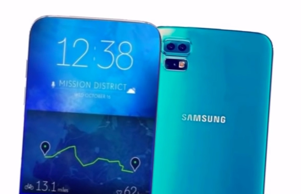 Samsung Galaxy S8 koncept wizualizacja