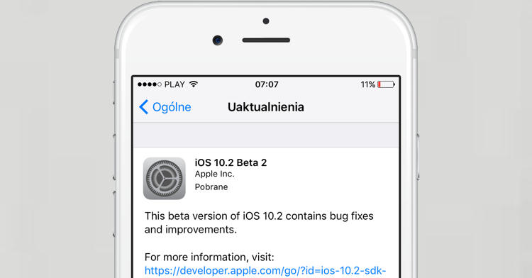 iOS 10.2 beta 2