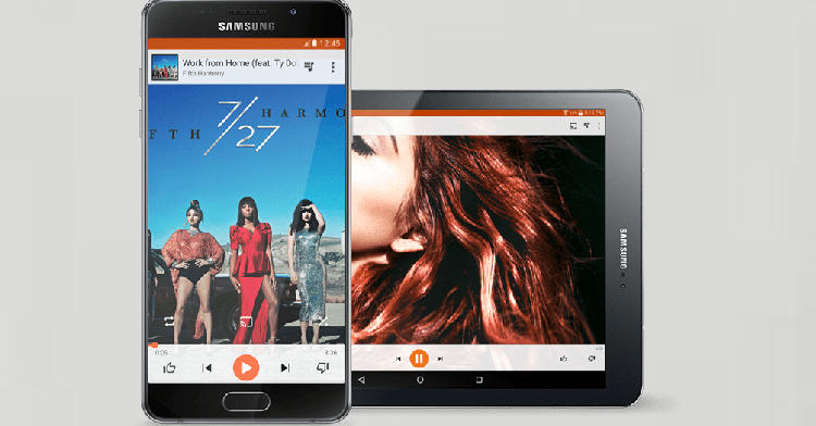 Samsung Galaxy Muzyka Google Play