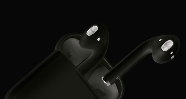 Apple AirPods czarne BlackPods słuchawki bezprzewodowe