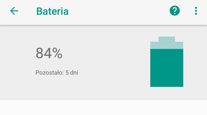 Android O ustawienia baterii