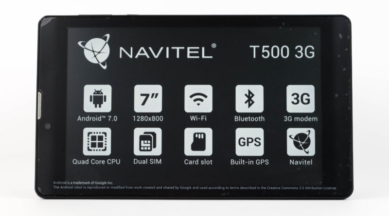 Navitel T500 3G tablet