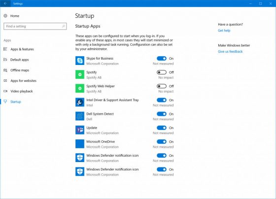 Windows 10 build 17017 aplikacje uruchamiane z systemem