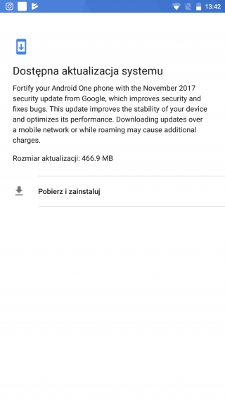 Xiaomi Mi A1 Android One listopadowe poprawki bezpieczeństwa