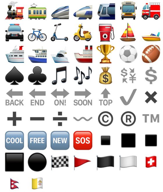 iOS 11.1 zmienione emoji
