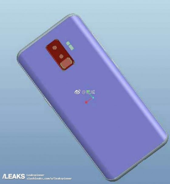 Samsung Galaxy S9 render CAD