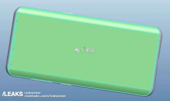 Samsung Galaxy S9 render CAD