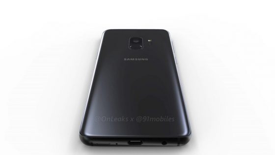 Samsung Galaxy S9 rendery Onleaks