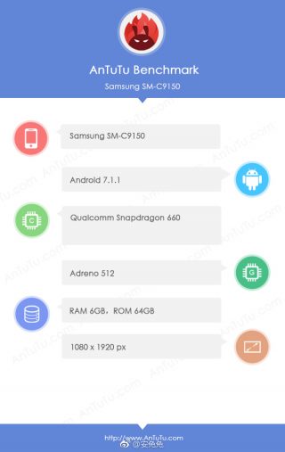 Samsung Galaxy C10 Plus specyfikacja AnTuTu