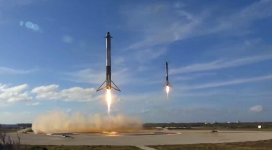 Falcon Heavy Start Elon Musk