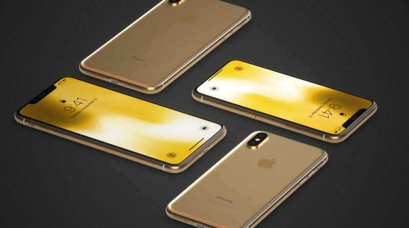 złoty iPhone X