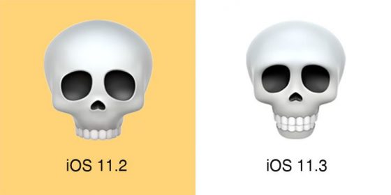 Apple iOS 11.3 emoji