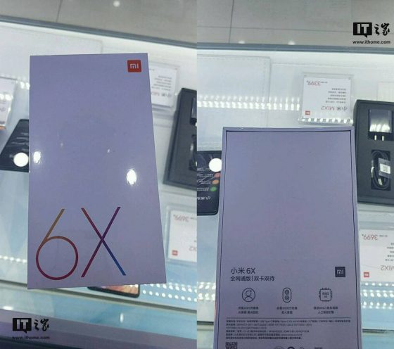 Xiaomi Mi 6x specyfikacja