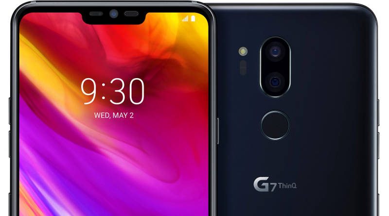 LG G7 ThinQ render czarny