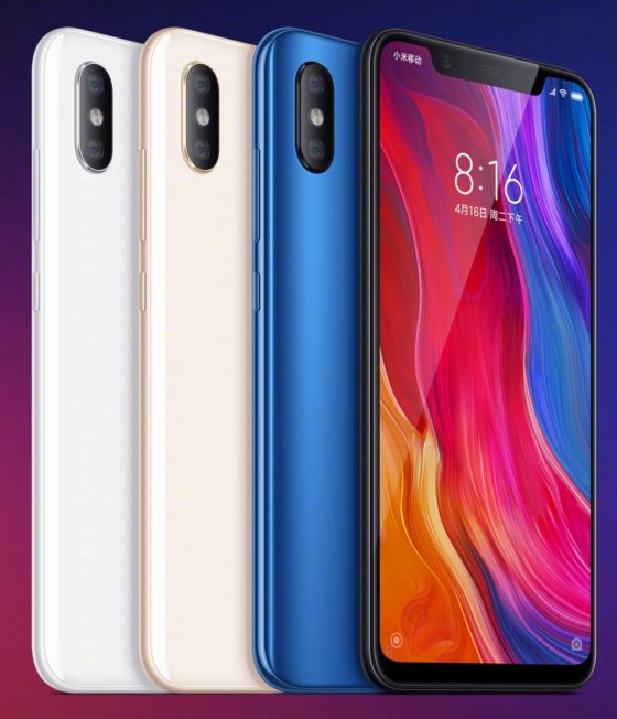 Xiaomi Mi 8 cena kolory