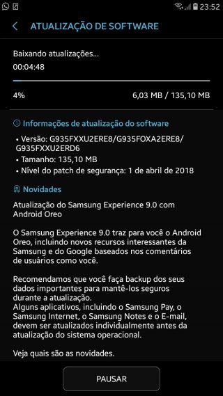 Samsung Galaxy S7 edge Android 8.0 Oreo aktualizacja OTA wznowiona
