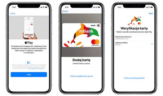 Apple Pay w Polsce mBank bonus promocja za płatności iPhone'em