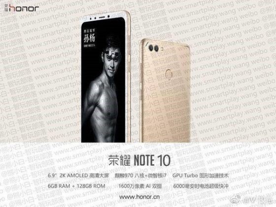 Honor Note 10 specyfikacja techniczna kiedy premiera Xiaomi Mi Max 3