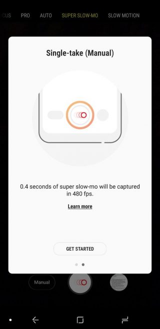 Samsung Galaxy S9 aktualizacja Super Slow mo 480 fps