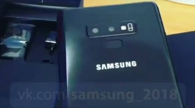 Samsung Galaxy Note 9 unboxing wideo specyfikacja techniczna cena kiedy premiera dane techniczne