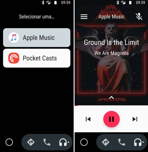 Android Auto Apple Music beta