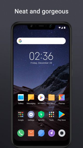 Xiaomi POCO F1 Pocophone F1 launcher aplikacji cena specyfikacja techniczna opinie