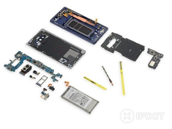 Naprawa Samsung Galaxy Note 9 iFixit jak naprawić ekran specyfikacja techniczna cena