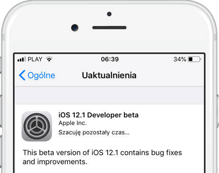 Apple iOS 12.1 beta 1 co nowego watchOS 5.1 tvOS 12.1