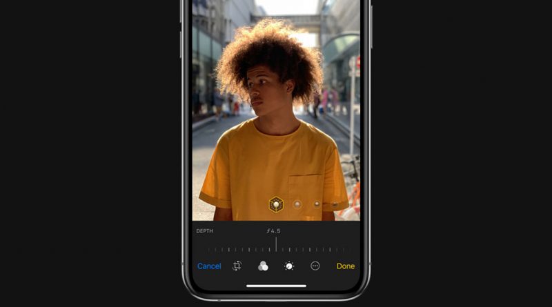 Apple iPhone Xs Max tryb portretowy bokeh rozmycie tła w iOS 12.1 beta 1