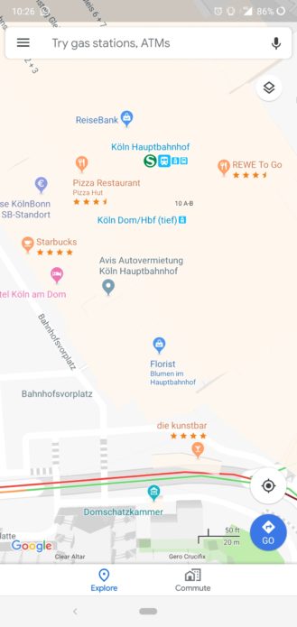 mapy google ocena lokali