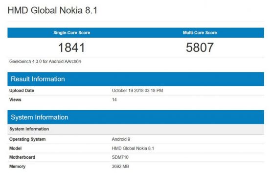 Nokia 8.1 kiedy premiera specyfikacja techniczna opinie gdzie kupić najtaniej Nokia X7