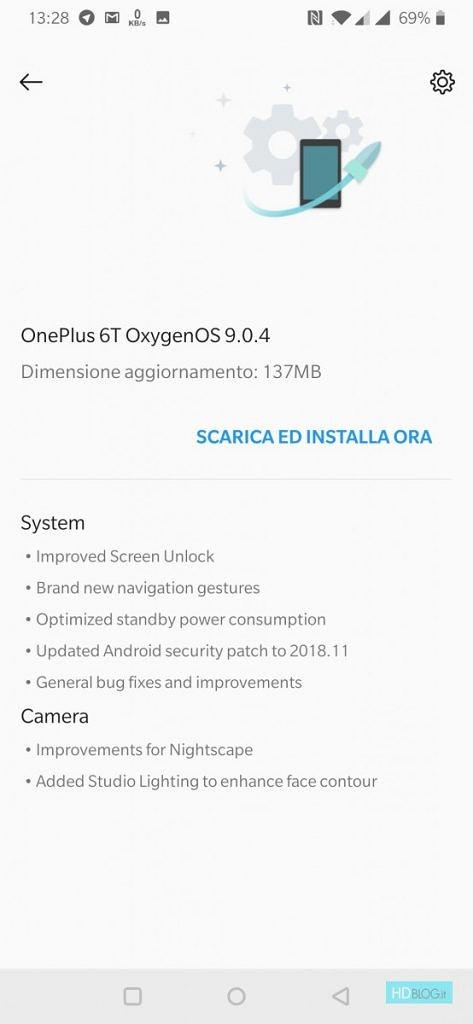 OnePlus 6T aktualizacja OxygenOS 9.0.4