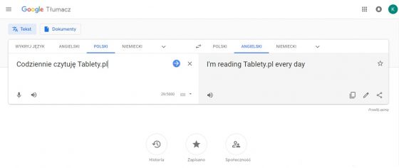 Tłumacz Google przeglądarka
