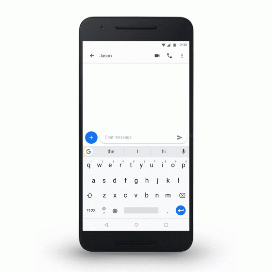 Klawiatura Google Gboard sugestie naklejki emoji GIF-y