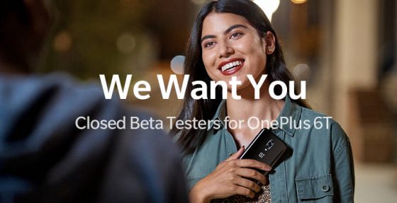 OnePlus 6T zamknięta beta testy