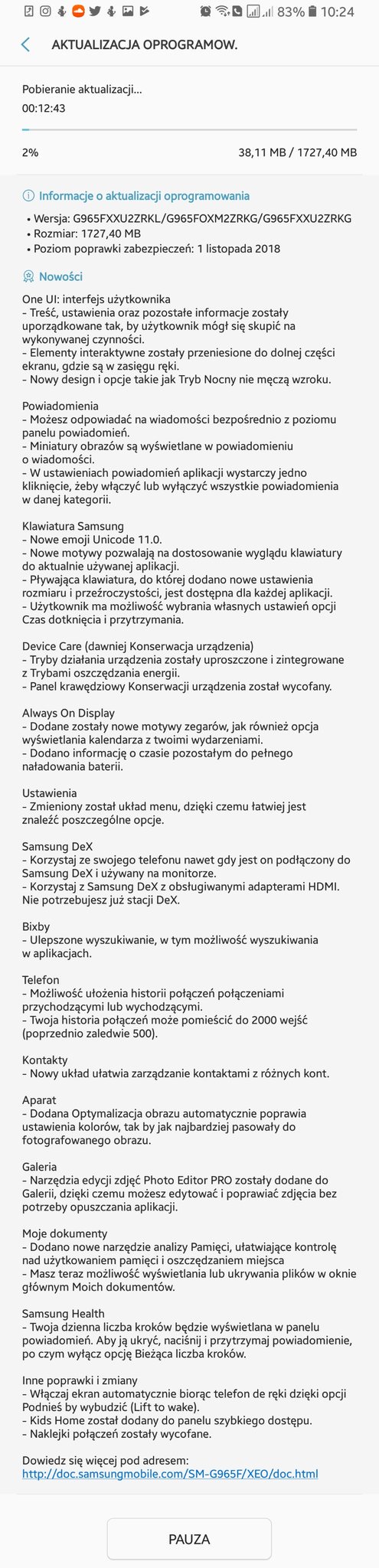 Program One UI beta w Polsce Samsung Galaxy S9 Android Pie testy aktualizacja kiedy dla wszystkich