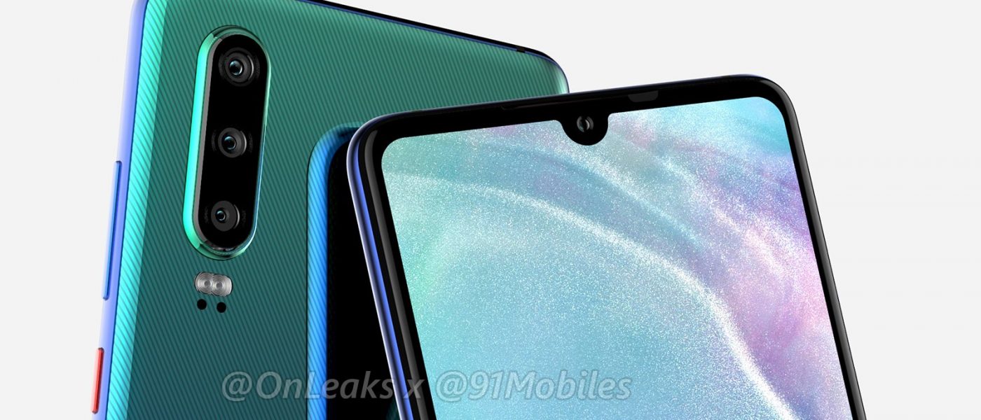 Huawei P30 Pro rendery Onleaks smartfony 2019 specyfikacja techniczna kiedy premiera