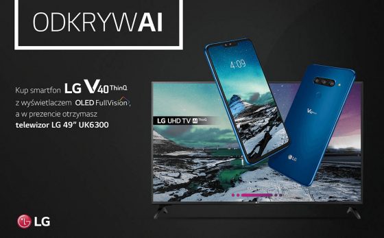 LG V40 ThinQ cena w Polsce opinie w prezencie telewizor 4K gdzie kupić najtaniej