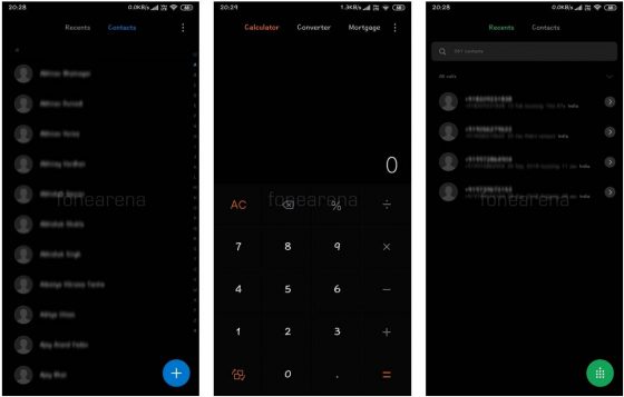 Xiaomi MIUI 10 Global Beta aplikacje dark mode tryb ciemny motyw