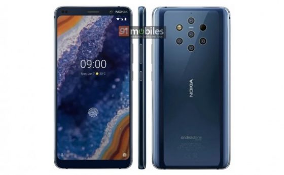 Nokia 9 PureView cena kiedy premiera specyfikacja techniczna opinie gdzie kupić najtaniej w Polsce render