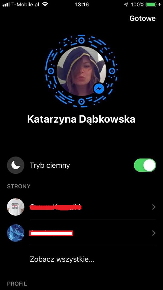 Nowy Meesenger najciekawsze triki sztuczki ukryte funkcje opcje Facebook jak odblokować tryb ciemny