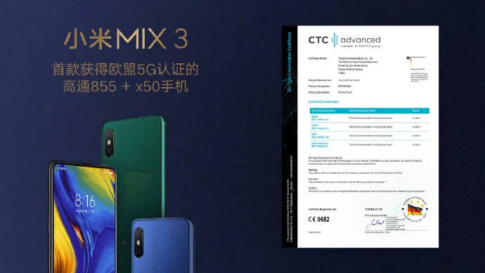 Xiaomi Mi Mix 3 5G cena CE kiedy premiera opinie specyfikacja techniczna plotki gdzie kupić najtaniej w Polsce