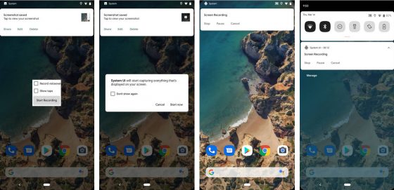 Android Q beta nagrywanie ekranu screen recorder jak to włączyć