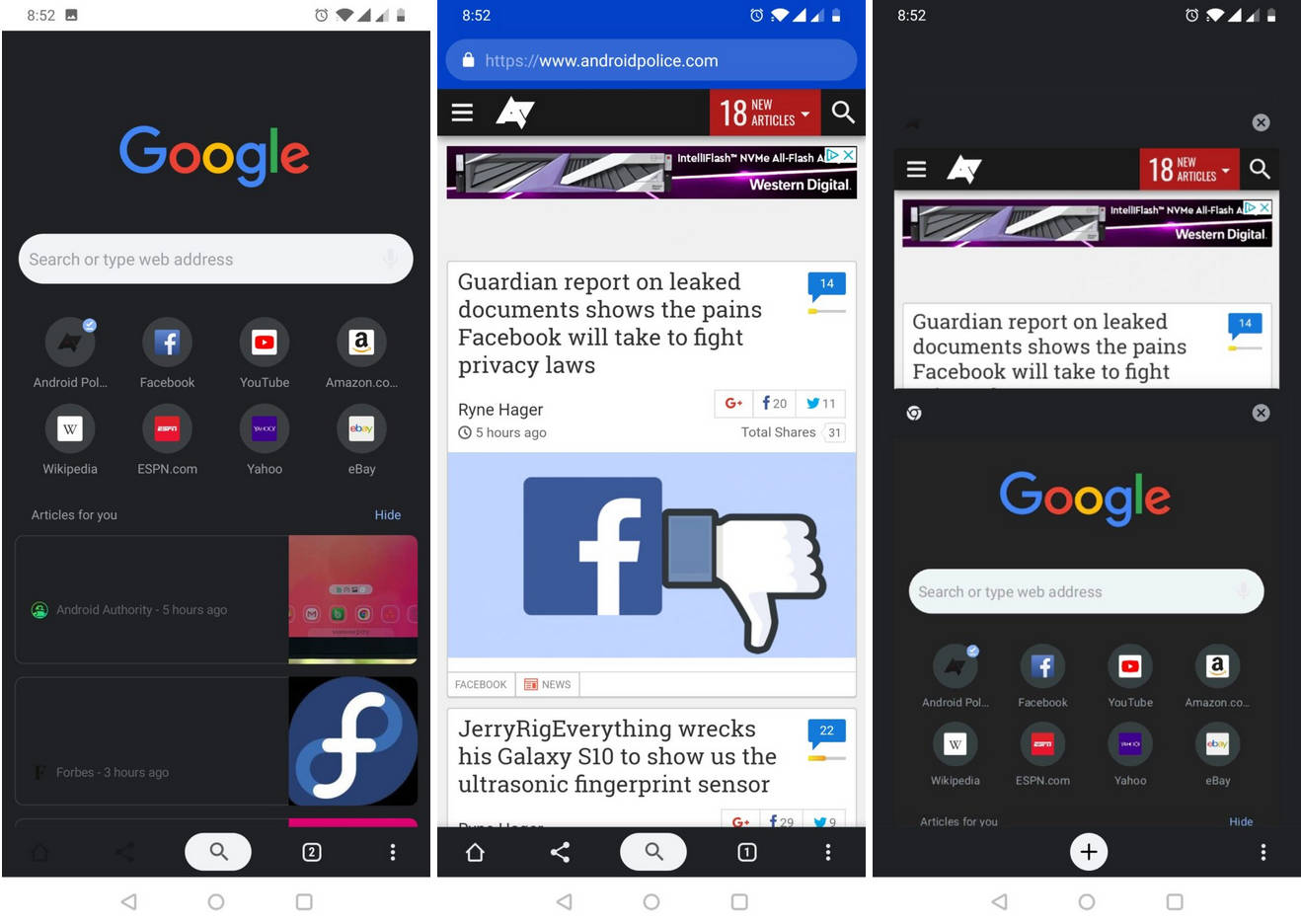 Google chrome beta dark modem ciemny motyw Android jak włączyć aktywować