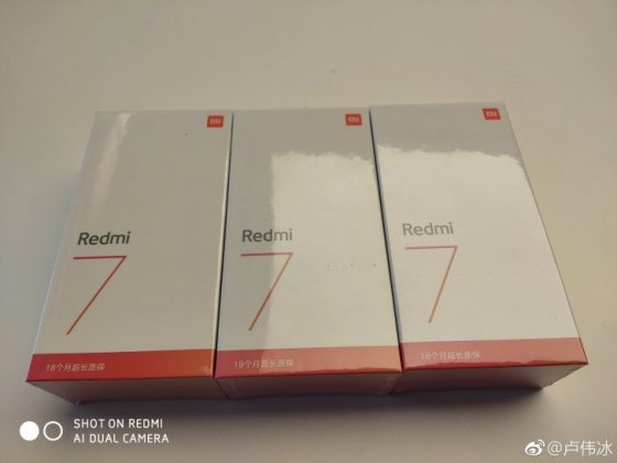 Xiaomi Redmi 7 cena kiedy premiera opakowania Lu Weibing specyfikacja techniczna opinie gdzie kupić najtaniej w Polsce