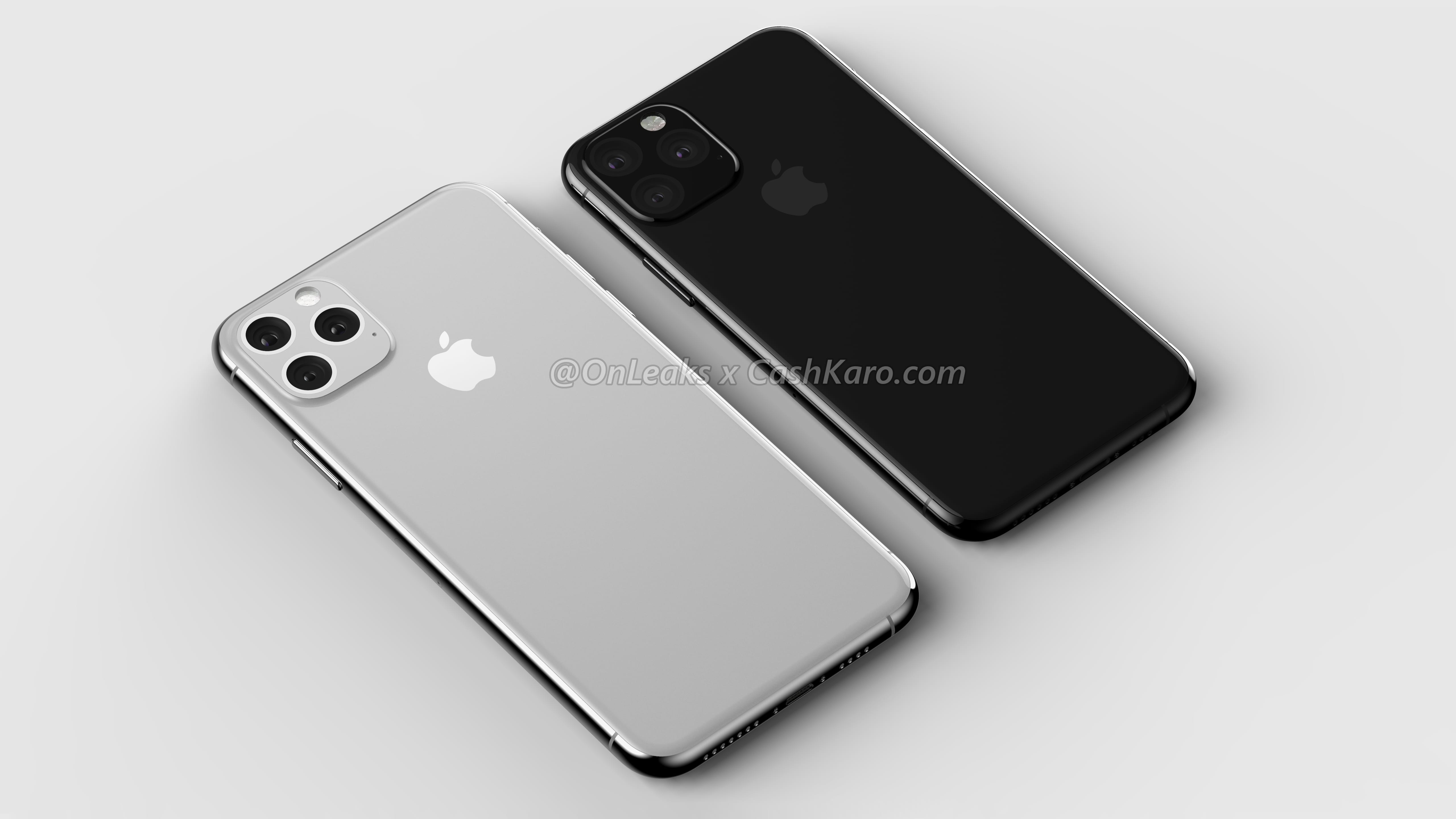 Apple iPhone 2019 Max rendery Onleaks plotki przecieki kiedy premiera wycieki Foxconn masowa produkcja iOS